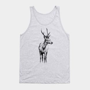 Deer Buck Animal Portrait Tank Top